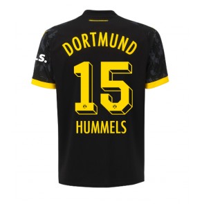 Borussia Dortmund Mats Hummels #15 Dámské Venkovní Dres 2023-24 Krátký Rukáv